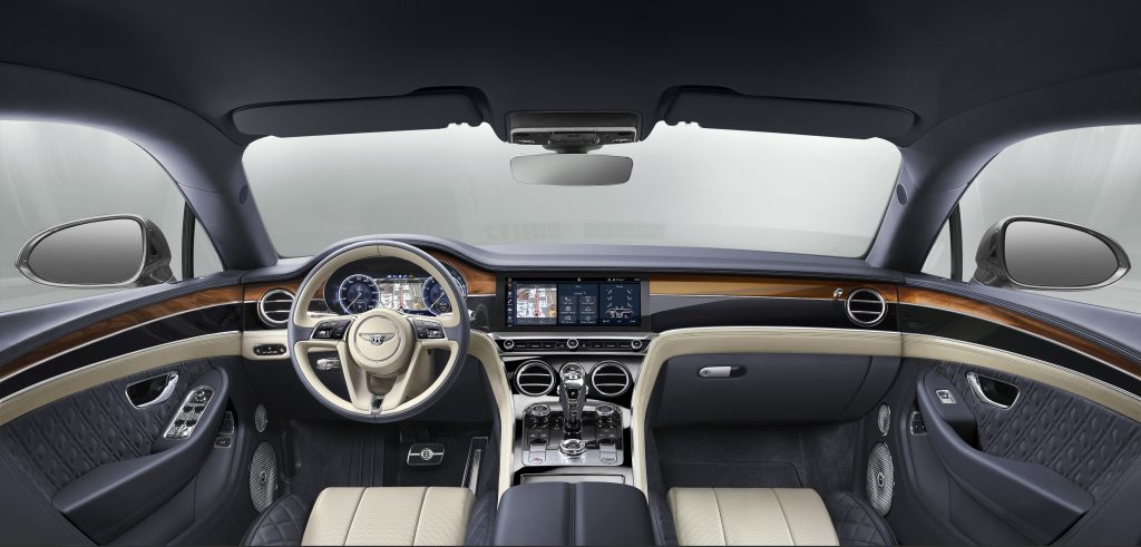 Interior of Bentley Continental GT
