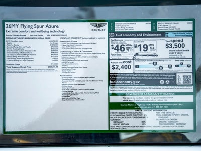 2026 Bentley Flying Spur Azure