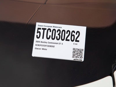 2026 Bentley Continental GT S