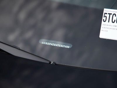 2026 Bentley Continental GTC Azure