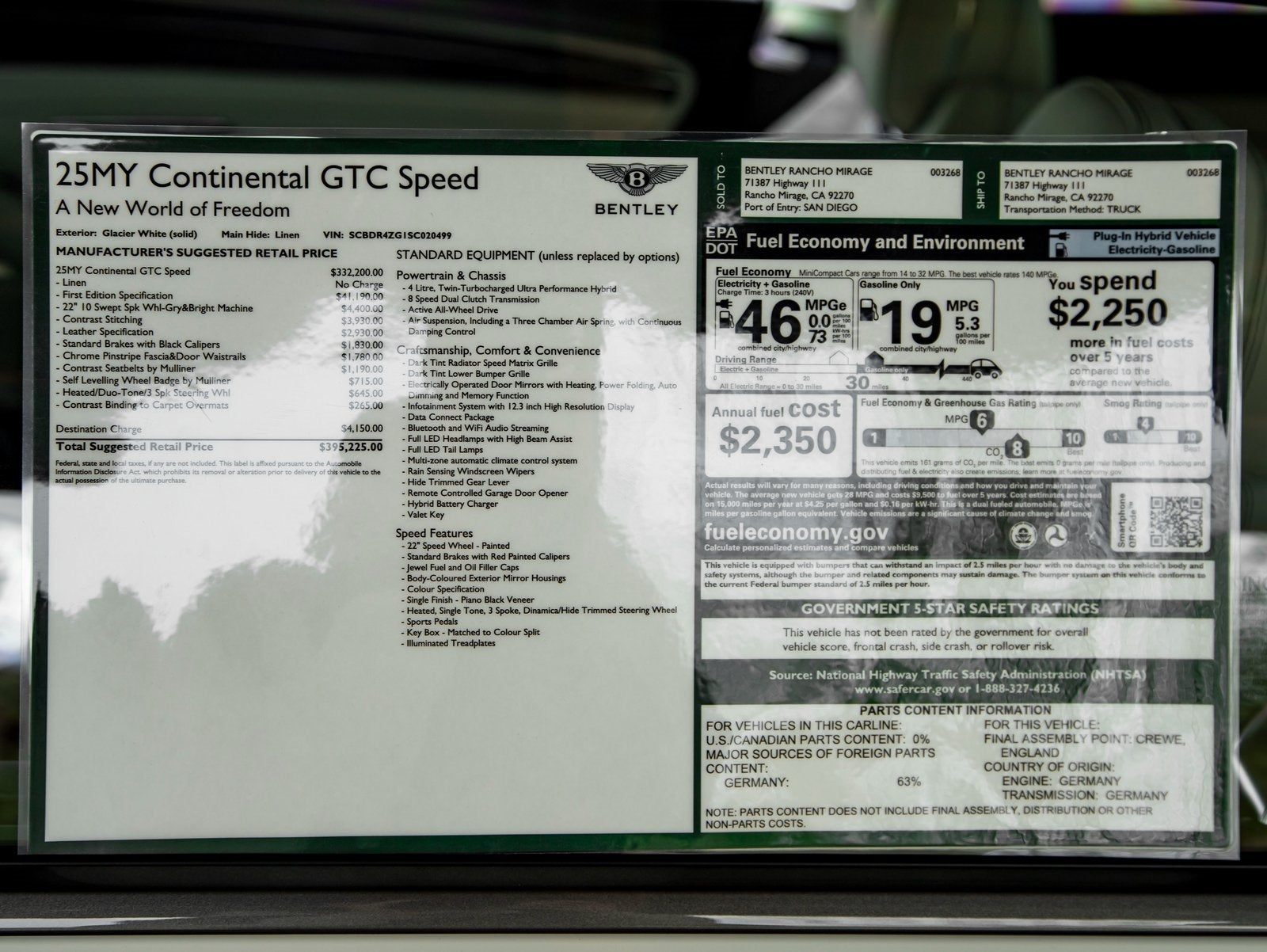 2025 Bentley Continental GTC Speed