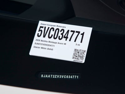 2026 Bentley Bentayga Azure