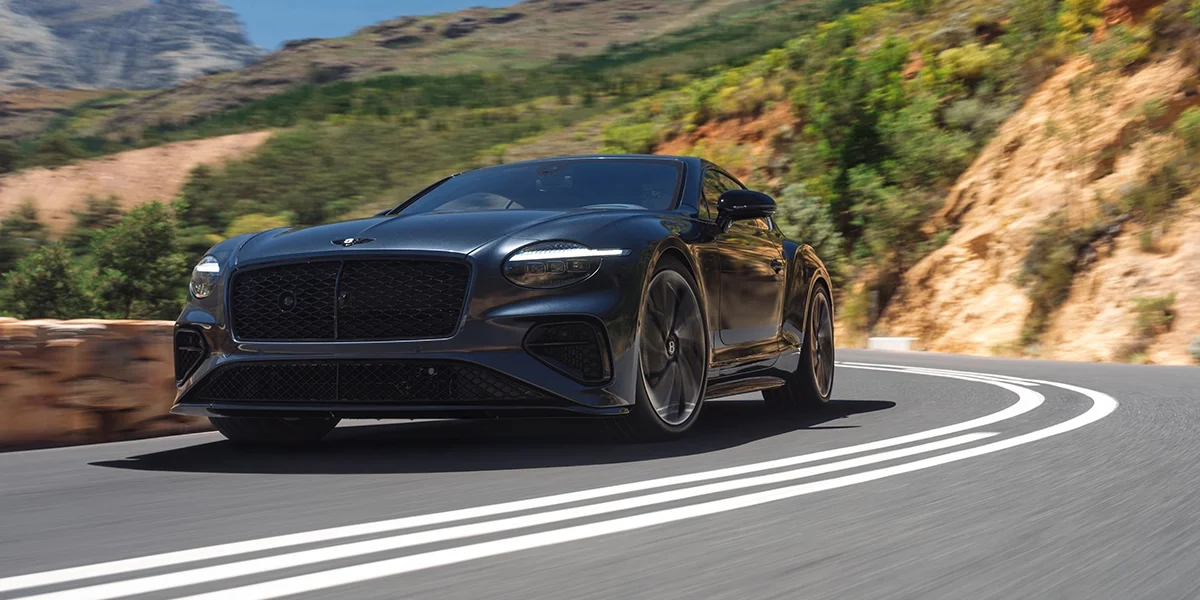 Interior of 2026 Bentley Continental GT S.