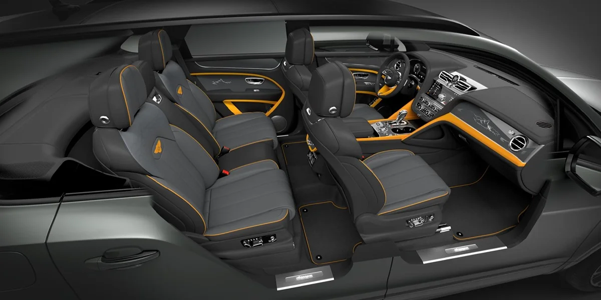 Interior view of %(YEAR) Bentley %(MODEL).