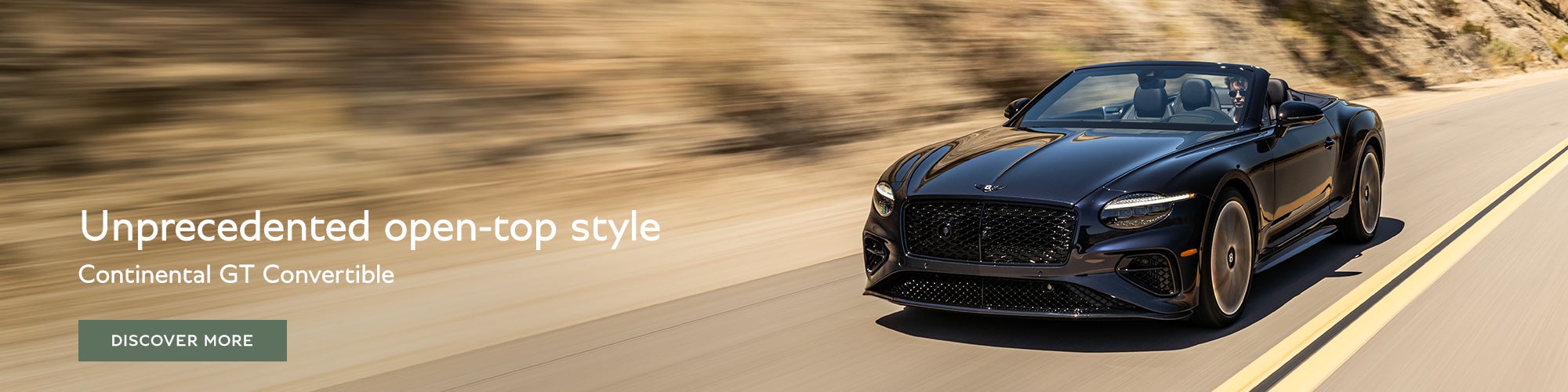 New Bentley Continental GT Convertible Banner