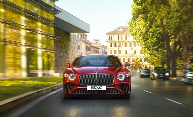 Bentley Continental GT V8 in Red