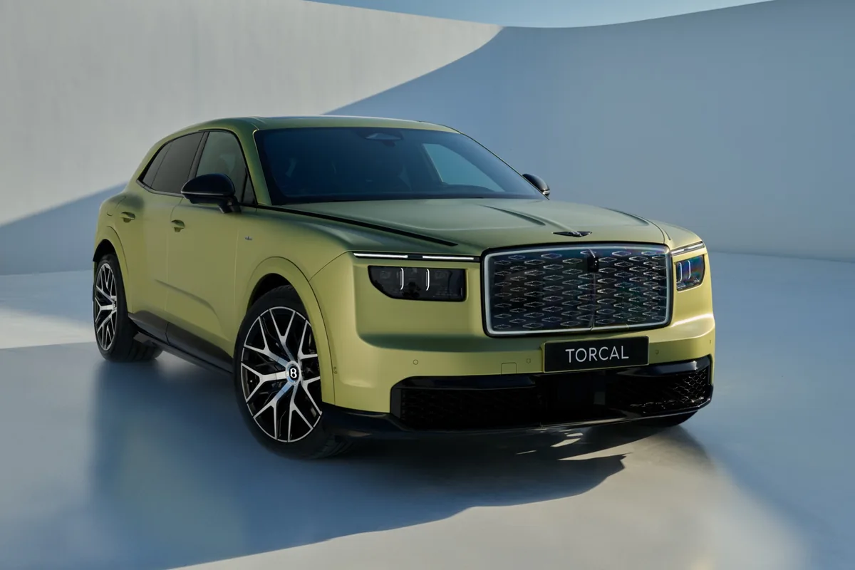 Bentley Torcal front three-quarter view